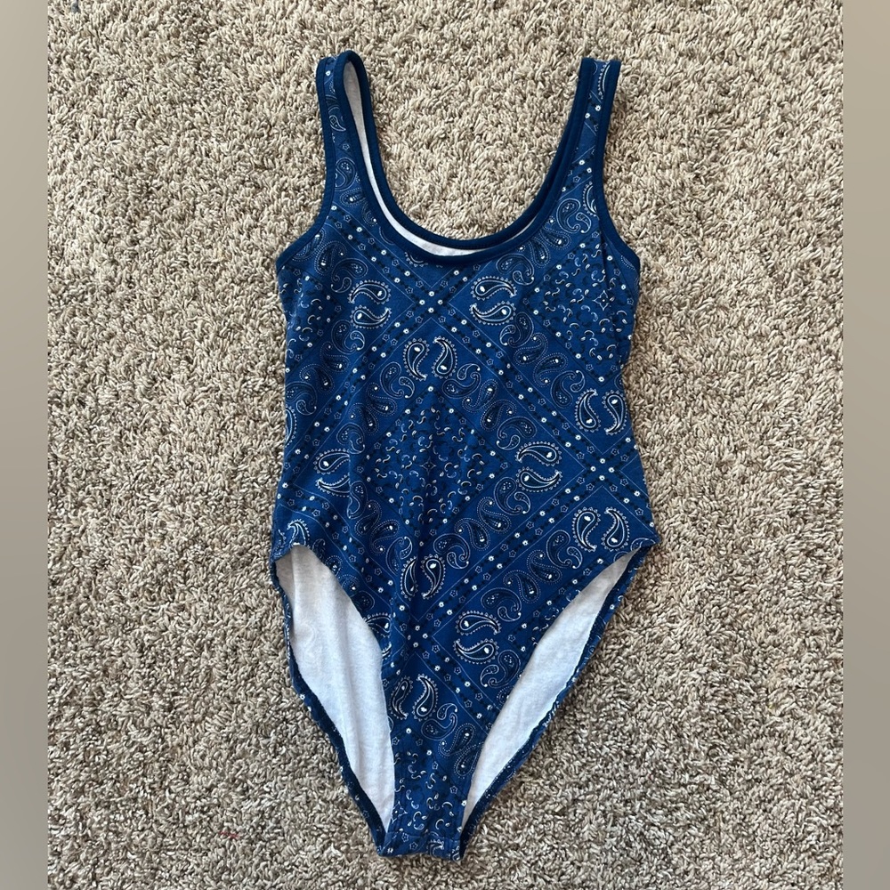 🤍Bandana blue bodysuit🤍